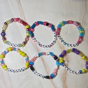 K-Pop Demon Hunters Saja Boys Netflix Kandi Bracelets